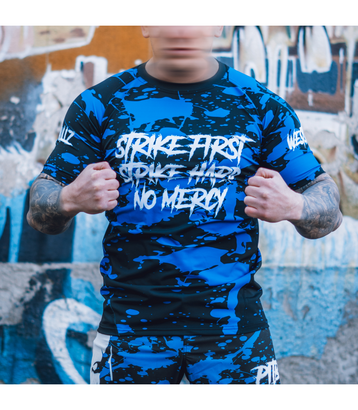 Pitbullz Westside - Рашгард - Strike First - Къс Ръкав​